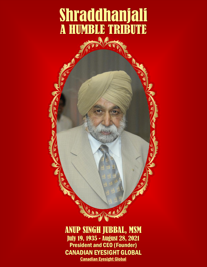 Tribute to MR. Anup Singh Jubbal